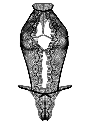 Body Spicy Heart Lace Zwart – 7/7