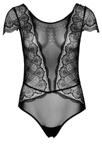 Body Heart Lace Zwart – 7/7