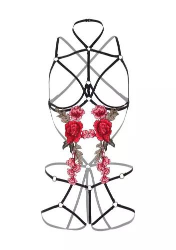 Body Rose Strappy mit Brustabdeckung – 8/8
