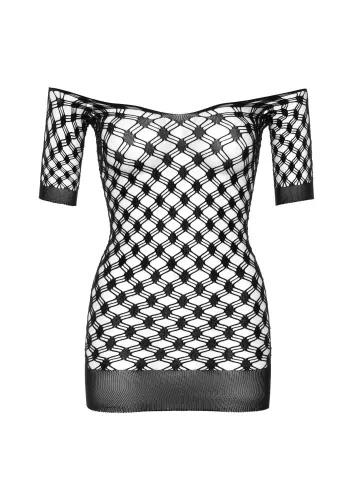 Minikleid Fence Net Schwarz – 7/7