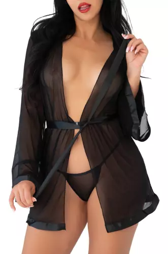 Kimono String Schwarz – 1/13