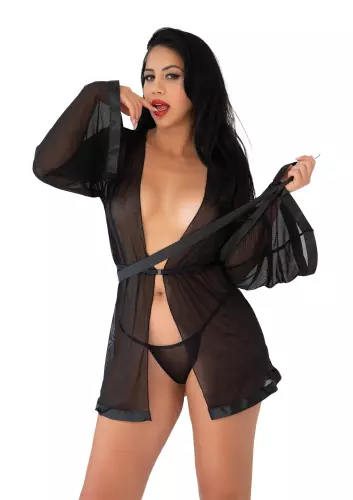 Kimono String Schwarz – 5/13