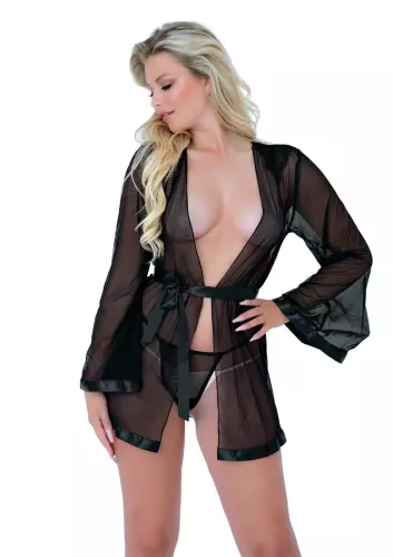 Kimono String Schwarz – 7/13