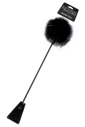 Schwarze Feder-Gerte 50 cm – 1/13
