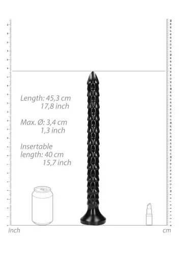 Langer Dildo Scaled Anal Snake M 40 x 3.5cm – 6/7