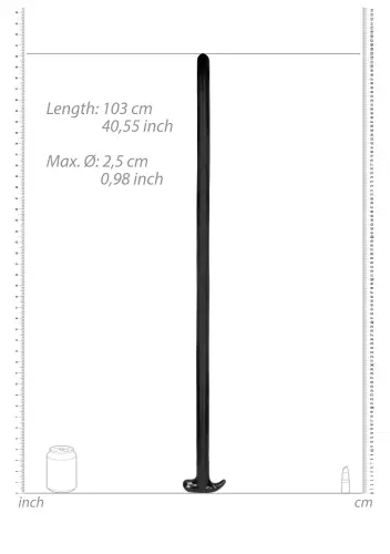 Zeer lange dildo Ass Snake 100 x 3cm – 4/4