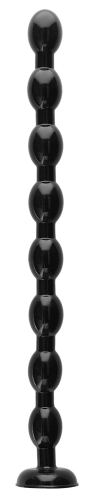 Ass Snake Beaded Long Dildo with Balls 46 x 3.5cm