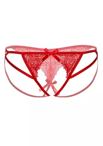 Open slipje Strappy Naomi rood – 4/9