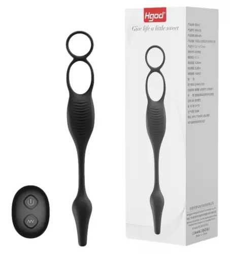 Ballstretcher und vibriender Butt Plug Wedia Vibes 7 x 2.6cm – 2/4