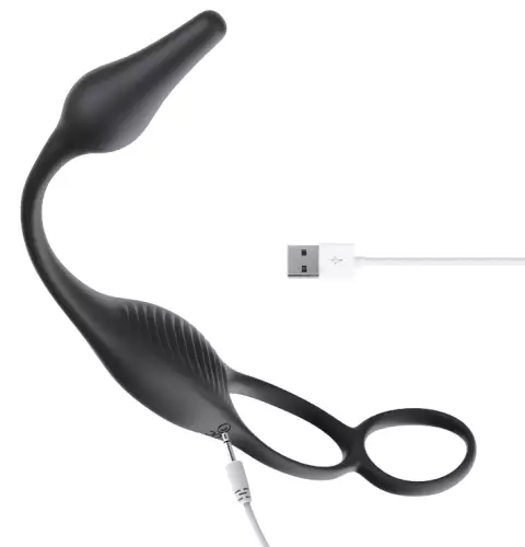 Ballstretcher und vibriender Butt Plug Wedia Vibes 7 x 2.6cm – 3/4