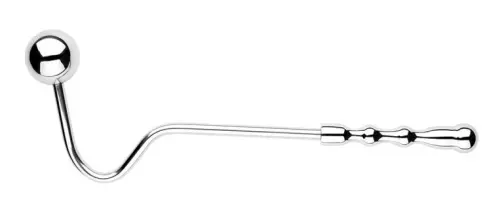 Anal-Haken aus Metall mit Griff Double Ball 10cm – 1/9