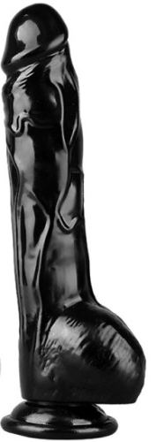 Dildo Percock 16 x 4cm Zwart