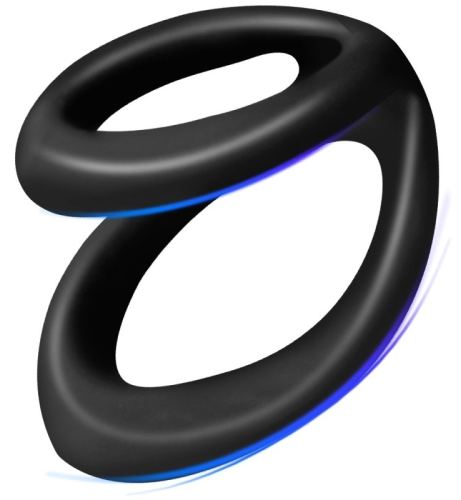 Double Cockring Uplift 40mm Black