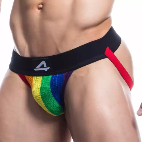 Jockstrap Stripe Rainbow – 1/4