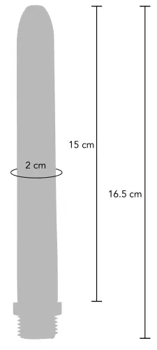 Lavement tip The Drizzle 15 x 2cm – 7/7