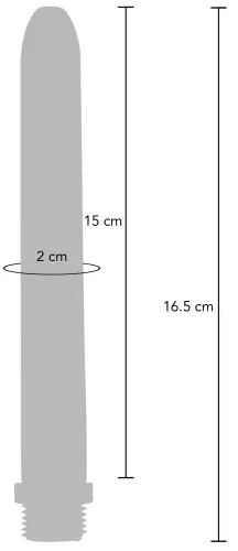 Lavement tip met slang The Cleaner 15 x 2cm – 8/8
