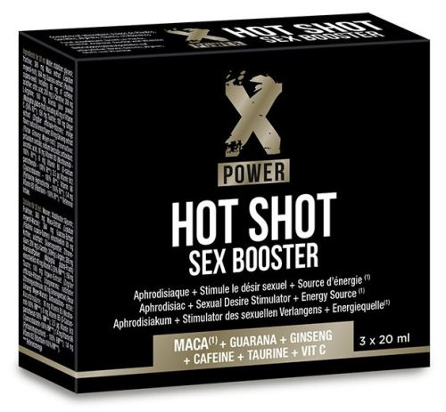 Aphrodisiac HOT SHOT SEX BOOSTER XPower 3 x 20ml