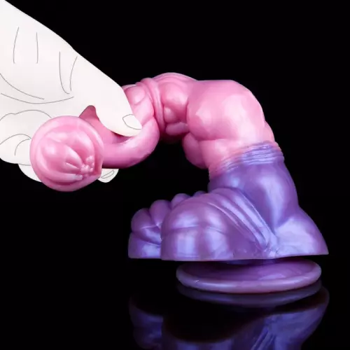 Pinky Horse Dildo 23 x 6 cm Rose-Violet – 8/8