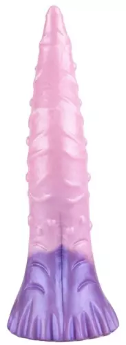 Pinky Tongue Dildo 25 x 5.5cm Rose-Violet – 3/9