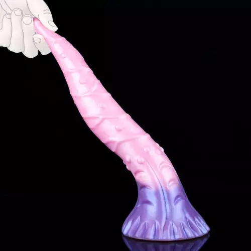 Pinky Tongue Dildo 25 x 5.5cm Rose-Violet – 8/9