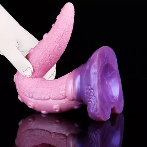 Dildo Pinky Tentacle 25 x 5.5cm Roze-Violet – 9/9