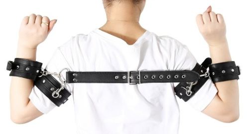 Arm-Wrist Cuffs BACK BICEPS Black