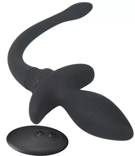 Butt Plug Hundeschwanz vibrant Puppy Swing 9.5 x 4cm – 1/4