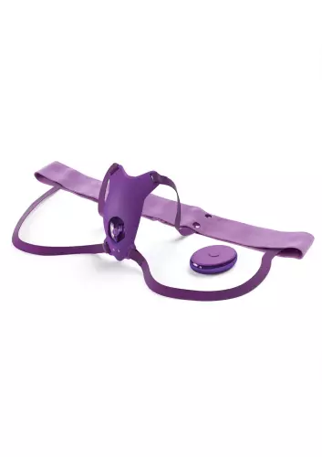 Vibrator-Slip mit Geschirr Ultimate Butterfly Violett – 5/5