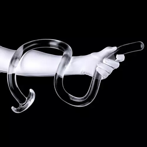 Giant Snake Dildo 100 x 3cm Transparent – 1/4