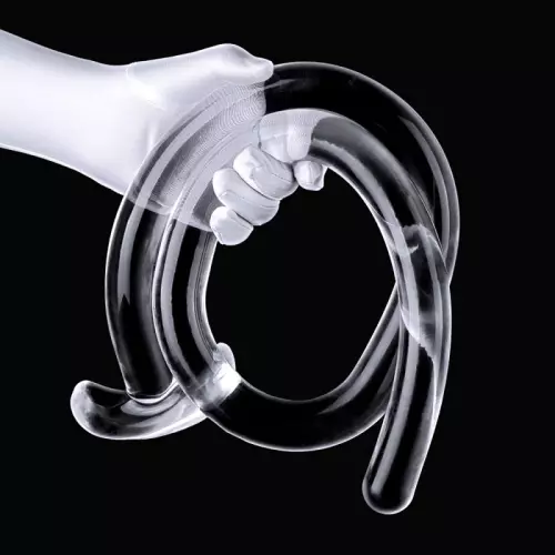 Giant Snake Dildo 100 x 3cm Transparent – 4/4