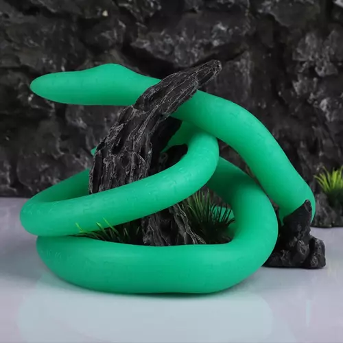 Lange dildo Ultra Snake 120 x 2.7cm Groen – 3/3