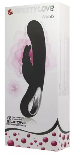 Vibrator Kaninchen Webb Schwarz – 2/10