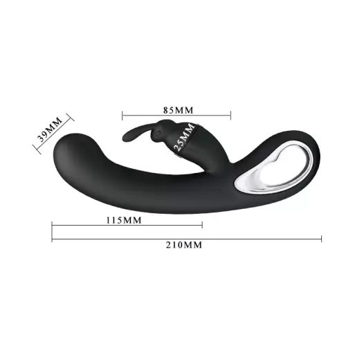 Vibrator Kaninchen Webb Schwarz – 4/10