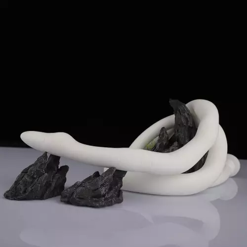 Ultra Snake Long Dildo 120 x 2.7cm White – 2/3