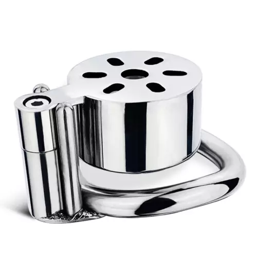 Keuschheitskäfig Can Steel 3,5 x 3,2cm – 7/7