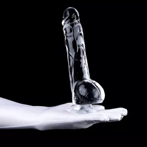 Dildo Dong Clear 16 x 4cm – 1/3