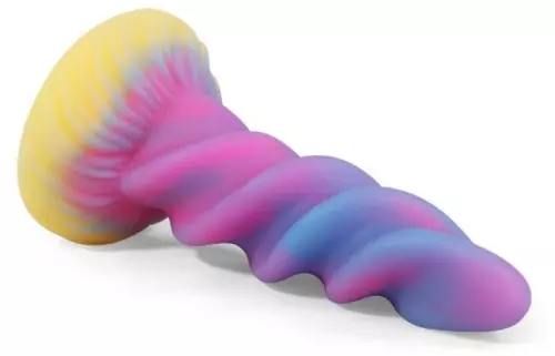 Unicorn Horn Spiral Luminescent Dildo 17 x 5.5cm – 2/6