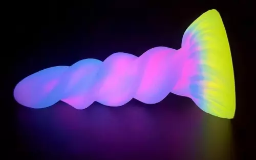 Unicorn Horn Spiral Luminescent Dildo 17 x 5.5cm – 6/6