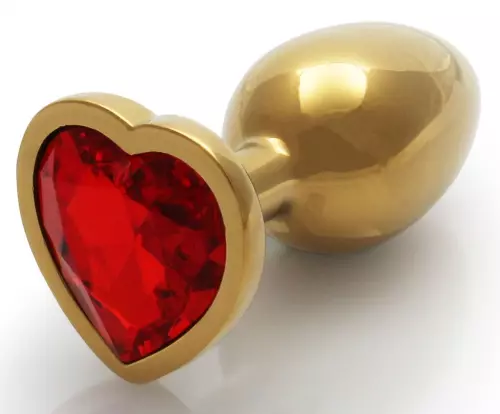 Anale sieraad Heart Gem S 6 x 2.6 cm Goud-Rood – 4/6