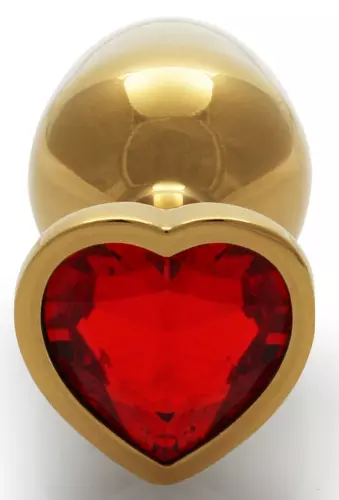 Anale sieraad Heart Gem S 6 x 2.6 cm Goud-Rood – 5/6