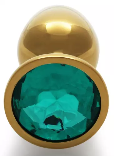 Anale sieraad Round Gem S 6 x 2.6 cm Goud-Groen – 3/6