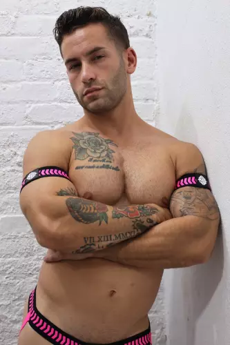 Armbänder Daycrawler Breedwell Schwarz-Rosa – 5/9