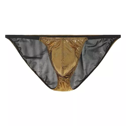 Slip sexy Shiny Line Gold – 3/3