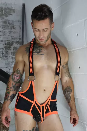 Singlet Daycrawler Schwarz-Orange – 13/13