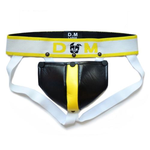 Neo Dungeon Jockstrap Black-Yellow