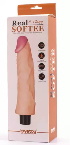 Vibrating Dildo Rel Softee 17 x 4.8cm – 5/9