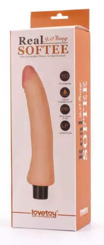 Vibrating Dildo Real Softee 18 x 4.5cm – 2/5