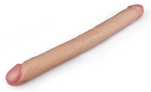 Dubbele Dildo Realistic Slim 44 x 4.5cm