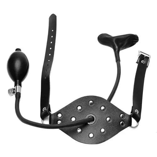 Aufblasbarer Knebel Kinky Gag Schwarz – 2/5