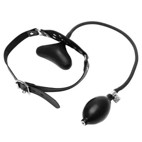 Aufblasbarer Knebel Kinky Gag Schwarz – 5/5